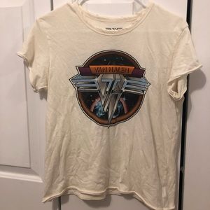 Cropped Vintage Van Halen Shirt